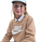 NIKE Sportswear Club Fleece Sweatshirt Kinder 200 - hemp/white S (128-137 cm)