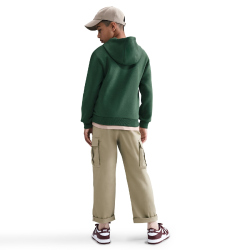 NIKE Sportswear Club Fleece Hoodie Kinder 323 - fir/white XL (158-170 cm)