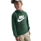 NIKE Sportswear Club Fleece Hoodie Kinder 323 - fir/white XL (158-170 cm)