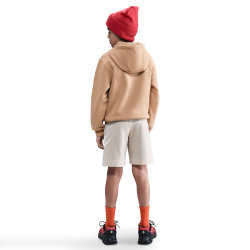 NIKE Sportswear Club Fleece Hoodie Kinder 200 - hemp/white L (147-158 cm)