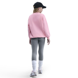 NIKE Sportswear Club Fleece Oversized Sweatshirt Kinder 690 - med soft pink/med soft pink/white L (147-158 cm)