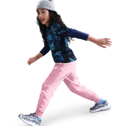 NIKE Sportswear Club Fleece High-Waist Jogginghose Mädchen 690 - med soft pink/med soft pink/white XS (122-128 cm)