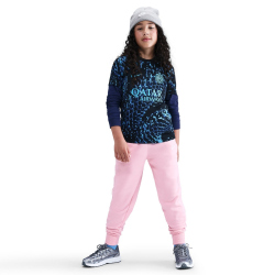 NIKE Sportswear Club Fleece High-Waist Jogginghose Mädchen 690 - med soft pink/med soft pink/white S (128-137 cm)