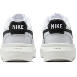 NIKE Court Vision Alta Plateau Sneaker Damen 107 - white/black-sail 38.5