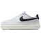 NIKE Court Vision Alta Plateau Sneaker Damen 107 - white/black-sail 38.5