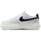 NIKE Court Vision Alta Plateau Sneaker Damen 107 - white/black-sail 38.5