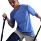 NIKE UV Hyverse Dri-FIT kurzarm Fitnessshirt Herren 411 - comet blue/black S