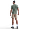 NIKE UV Miler Dri-FIT kurzarm Laufshirt Herren 364 - clay green/reflective silv S