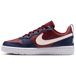 NIKE Court Borough Low Recraft Sneaker Kinder 602 - dark team red/soft pearl-midnight navy 39