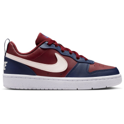 NIKE Court Borough Low Recraft Sneaker Kinder 602 - dark team red/soft pearl-midnight navy 39