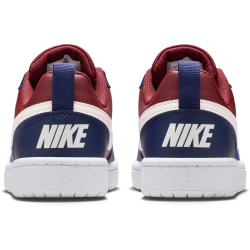 NIKE Court Borough Low Recraft Sneaker Kinder 602 - dark team red/soft pearl-midnight navy 39