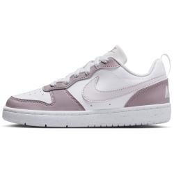 NIKE Court Borough Low Recraft Sneaker Kinder 134 - white/venice-plum fog-white 38.5
