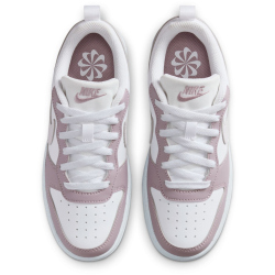 NIKE Court Borough Low Recraft Sneaker Kinder 134 - white/venice-plum fog-white 38.5