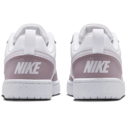 NIKE Court Borough Low Recraft Sneaker Kinder 134 - white/venice-plum fog-white 38.5