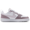 NIKE Court Borough Low Recraft Sneaker Kinder 134 - white/venice-plum fog-white 38.5