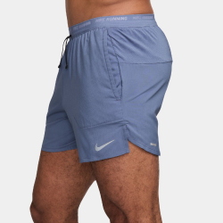 NIKE Stride Dri-FIT 5" Brief-Lined Laufshorts Herren 499 - world indigo/black/reflective silv XS