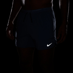 NIKE Stride Dri-FIT 5" Brief-Lined Laufshorts Herren 499 - world indigo/black/reflective silv XS