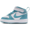 NIKE Court Borough Mid 2 Baby-Sneaker 129 - white/denim turq 17