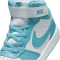 NIKE Court Borough Mid 2 Sneaker Kinder 129 - white/denim turq 28.5