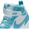 NIKE Court Borough Mid 2 Sneaker Kinder 129 - white/denim turq 28.5