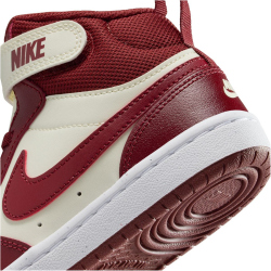 NIKE Court Borough Mid 2 Sneaker Kinder 013 - soft pearl/dark team red 28.5