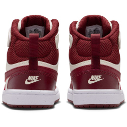 NIKE Court Borough Mid 2 Sneaker Kinder 013 - soft pearl/dark team red 28.5