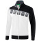 erima 5-C Präsentationsjacke white/black/dark grey 140