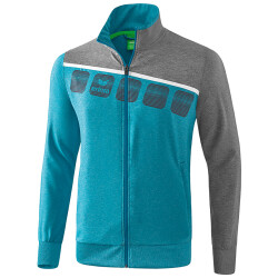 erima 5-C Präsentationsjacke oriental blue mel./grey...