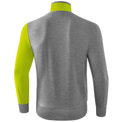 erima 5-C Präsentationsjacke grey melange/lime...