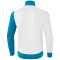 erima 5-C Präsentationsjacke white/oriental blue/colonial blue S