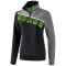 erima 5-C Präsentationsjacke Damen black/greymelange/white 42