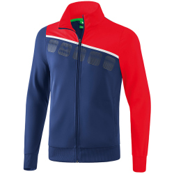 erima 5-C Polyesterjacke new navy/red/white S