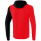 erima 5-C Trainingsjacke mit Kapuze red/black/white 152