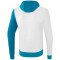erima 5-C Trainingsjacke mit Kapuze white/oriental blue/colonial blue S