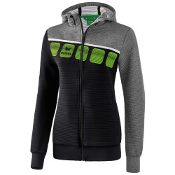 erima 5-C Trainingsjacke mit Kapuze Damen...