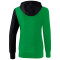 erima 5-C Trainingsjacke mit Kapuze Damen smaragd/black/white 46