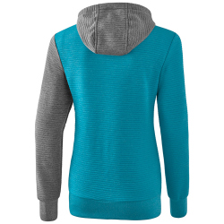 erima 5-C Trainingsjacke mit Kapuze Damen oriental blue...