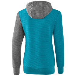 erima 5-C Trainingsjacke mit Kapuze Damen oriental blue...