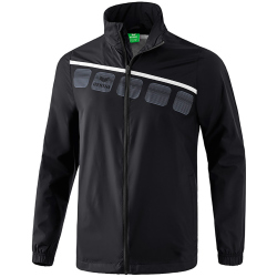 erima 5-C Allwetterjacke black/white S