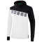 erima 5-C Hoodie white/black/dark grey M