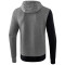 erima 5-C Hoodie black/greymelange/white 140