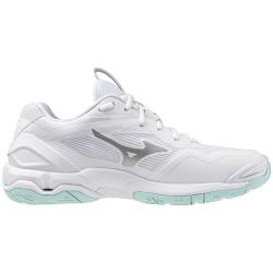 Mizuno Wave Stealth 6 Handballschuhe Damen 45 - white/blue tint 36
