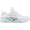 Mizuno Wave Stealth Neo 2 Handballschuhe Damen 45 - white/blue tint 42