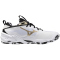 Mizuno Wave Stealth Neo 2 Handballschuhe 41 - white/black/ge gold 46.5