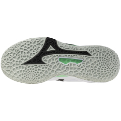 Mizuno Wave Stealth Neo 2 Handballschuhe 16 - white/black/frozen emerald 46.5