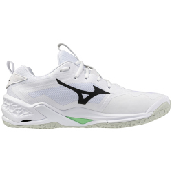 Mizuno Wave Stealth Neo 2 Handballschuhe 16 - white/black/frozen emerald 46.5