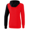 erima 5-C Hoodie Damen red/black/white 34