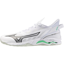 Mizuno Wave Mirage 5 Handballschuhe 16 - white/black/frozen emerald 48.5