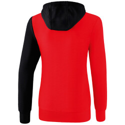 erima 5-C Hoodie Damen red/black/white 38