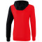 erima 5-C Hoodie Damen red/black/white 48